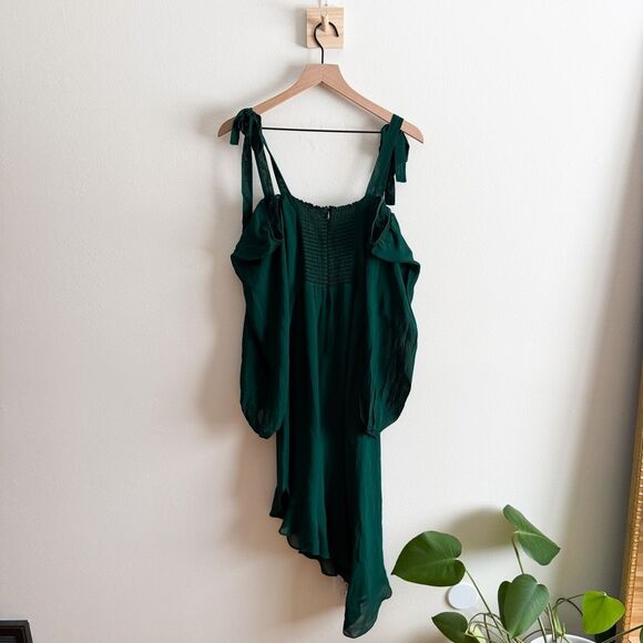 Reformation Breeze Cold Shoulder Midi Dress Size 4 - Picture 5 of 7